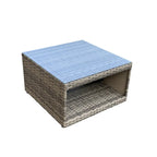 Set da Salotto Ventura in Rattan 11 Pezzi con Sedie Multiple