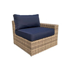 Set da Salotto Ventura in Rattan 11 Pezzi con Sedie Multiple