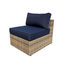 Set da Salotto Ventura in Rattan 11 Pezzi con Sedie Multiple