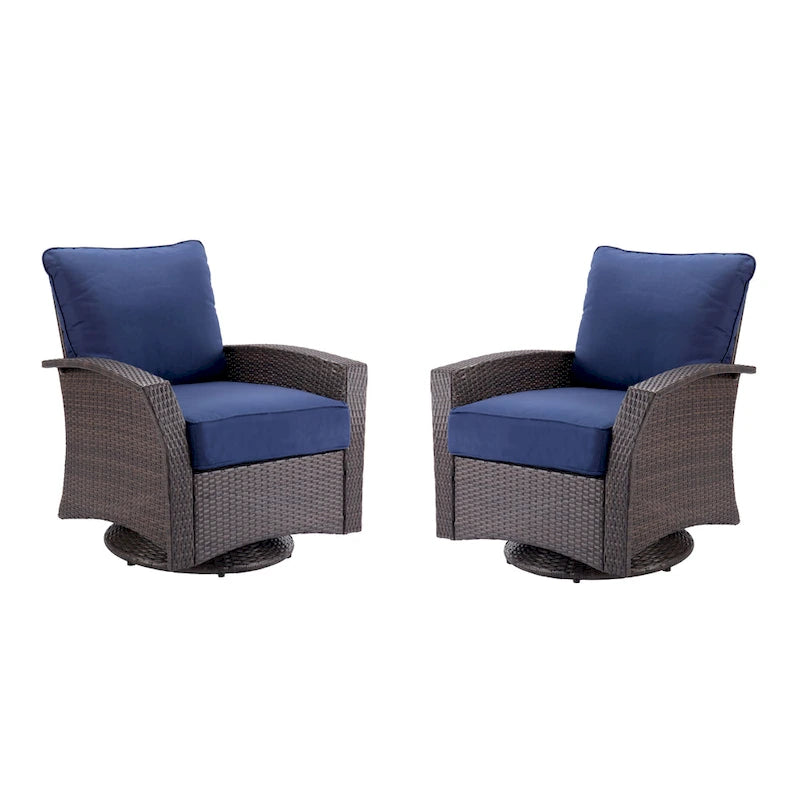 Sedia girevole in tessuto a 2 pezzi Williamsport