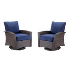 Sedia girevole in tessuto a 2 pezzi Williamsport
