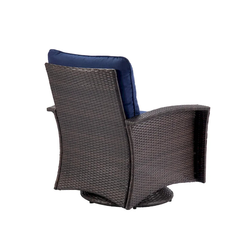 Sedia girevole in tessuto a 2 pezzi Williamsport