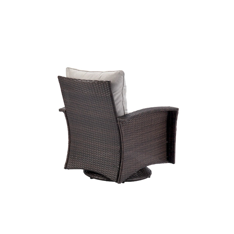 Sedia girevole in tessuto a 2 pezzi Williamsport