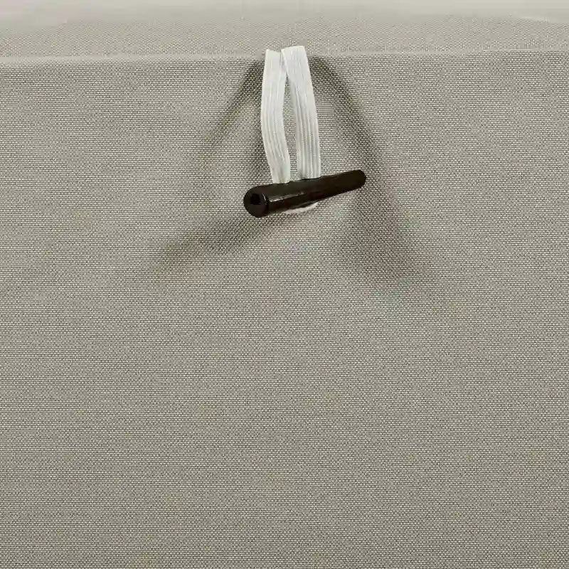 Lettino da giorno a 2 posti da patio con cuscini e guanciali