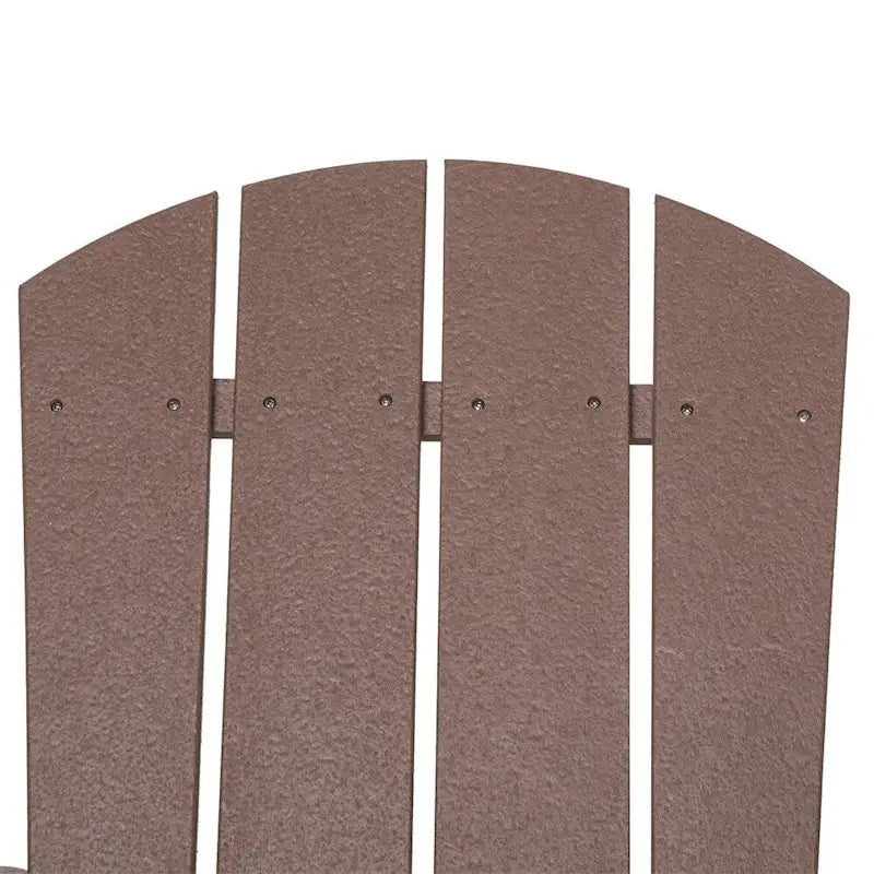 Sedia Adirondack, Sedia da Patio e Focolare in Finto Legno, HDPE Resistente alle Intemperie