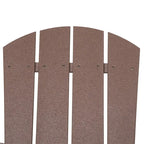 Sedia Adirondack, Sedia da Patio e Focolare in Finto Legno, HDPE Resistente alle Intemperie