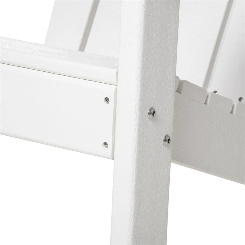 Sedia Adirondack, Sedia da Patio e Focolare in Finto Legno, HDPE Resistente alle Intemperie