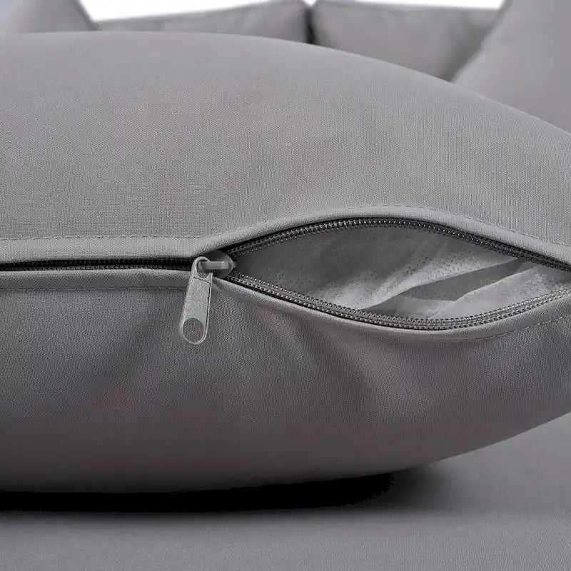 Daybed da esterno con schienale in corda di nylon intrecciata e cuscini lavabili