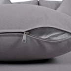 Daybed da esterno con schienale in corda di nylon intrecciata e cuscini lavabili
