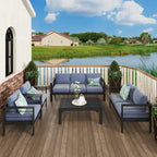 Royalcraft 5 Piece Aluminum Outdoor Sectional Seating Group