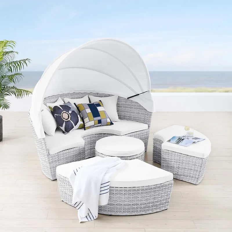 Daybed da esterno con tettuccio Scottsdale