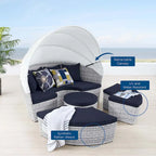 Daybed da esterno con tettuccio Scottsdale