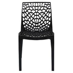 Set lounge da esterno 3 pezzi con tavolo quadrato Lyra e sedie patio Karissa