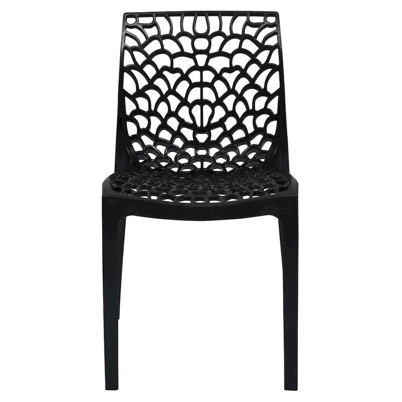Set lounge da esterno 3 pezzi con tavolo quadrato Lyra e sedie patio Karissa