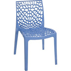 Set lounge da esterno 3 pezzi con tavolo quadrato Lyra e sedie patio Karissa