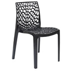 Set lounge da esterno 3 pezzi con tavolo quadrato Lyra e sedie patio Karissa
