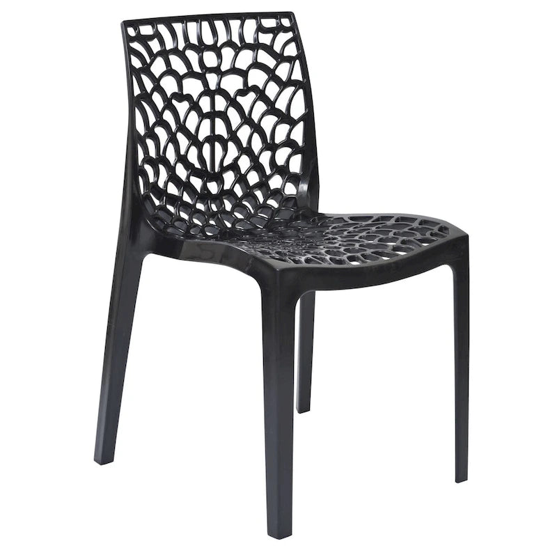 Set lounge da esterno 3 pezzi con tavolo quadrato Lyra e sedie patio Karissa