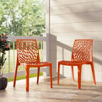 Set lounge da esterno 3 pezzi con tavolo quadrato Lyra e sedie patio Karissa
