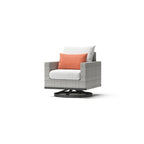 Set Milo Grey 4 pezzi Sunbrella per esterni con movimento e fuoco
