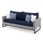 Set Milo Grey 4 pezzi Sunbrella per esterni con movimento e fuoco