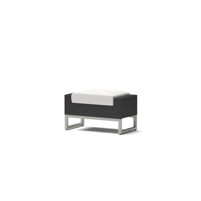 Set Milo Espresso 5 Pezzi con Poltrone da Esterno Sunbrella per Patio