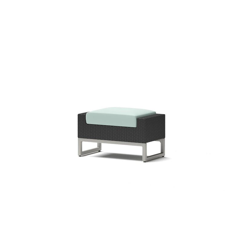 Set Milo Espresso 5 Pezzi con Poltrone da Esterno Sunbrella per Patio