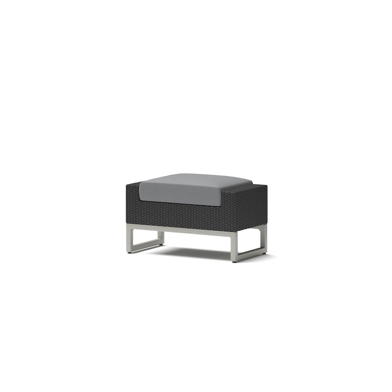Set Milo Espresso 5 Pezzi con Poltrone da Esterno Sunbrella per Patio