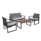 Set Mobili da Giardino WW da 4 Pezzi