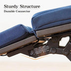 Sdraio Reclinabile Blu in Vimini per Esterni con Cuscino Blu1 Sedia - N/D