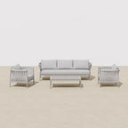 Set da salotto Kamari da 4 pezzi