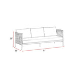 Set da salotto Kamari da 4 pezzi