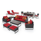 Milo Espresso Set da Esterno Sunbrella da 18 Pezzi