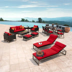 Milo Espresso Set da Esterno Sunbrella da 18 Pezzi