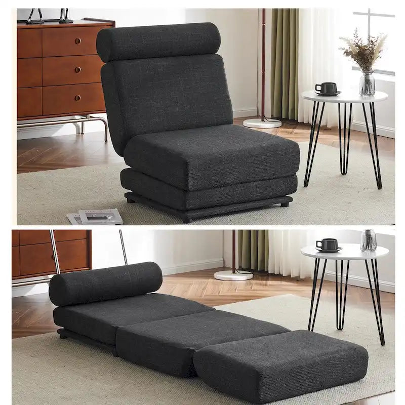 Poltrona Letto Singolo Pieghevole con Cuscino