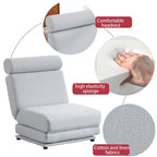 Poltrona Letto Singolo Pieghevole con Cuscino