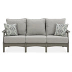 Signature Design by Ashley Visola Gray Set 4 Pezzi da Esterno - 80L x 33P x 37A
