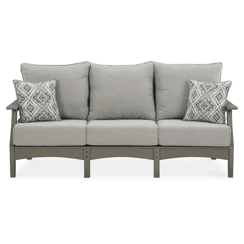 Signature Design by Ashley Visola Gray Set 4 Pezzi da Esterno - 80L x 33P x 37A