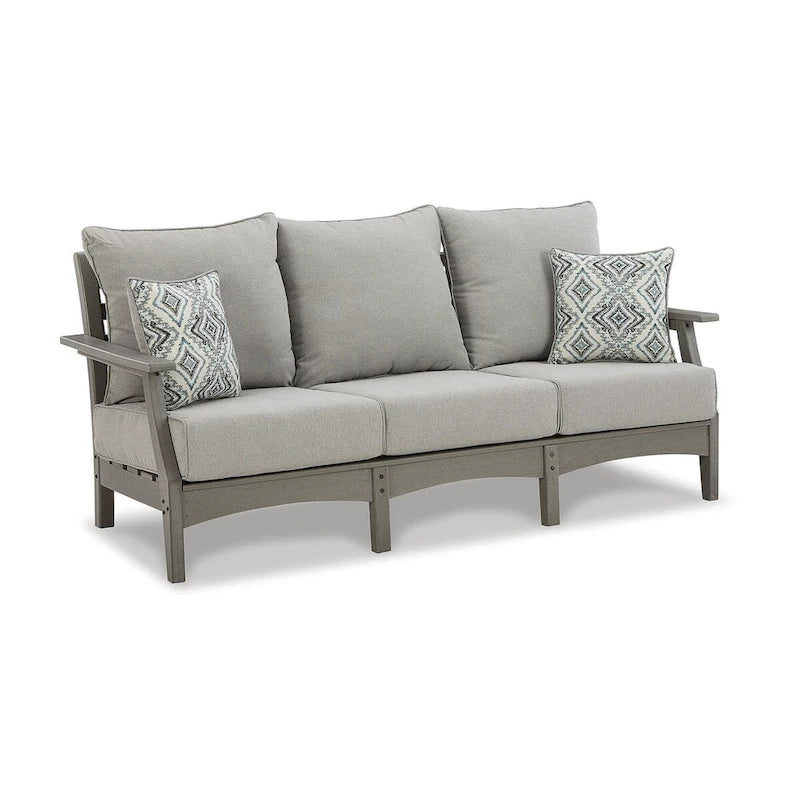 Signature Design by Ashley Visola Gray Set 4 Pezzi da Esterno - 80L x 33P x 37A