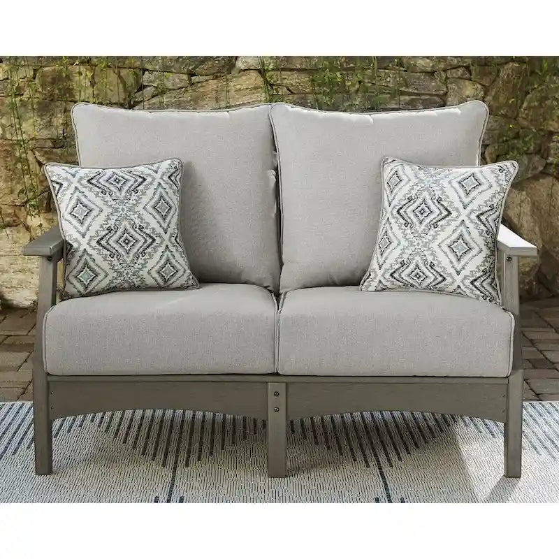 Signature Design by Ashley Visola Gray Set 4 Pezzi da Esterno - 80L x 33P x 37A