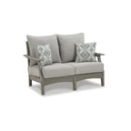 Signature Design by Ashley Visola Gray Set 4 Pezzi da Esterno - 80L x 33P x 37A