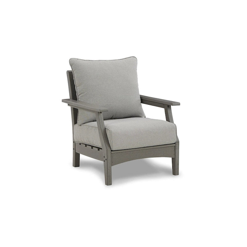 Signature Design by Ashley Visola Gray Set 4 Pezzi da Esterno - 80L x 33P x 37A