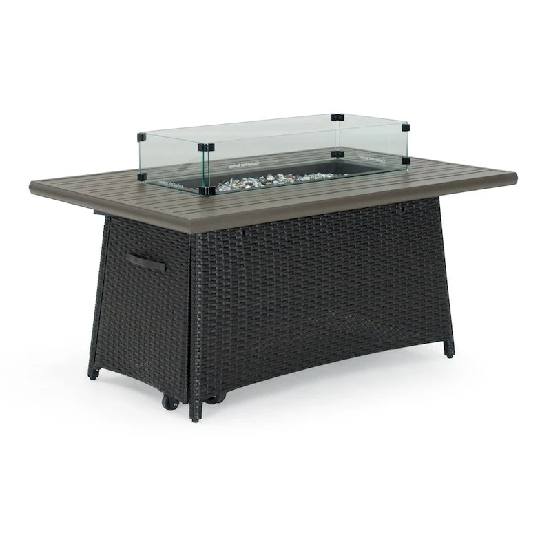 Set da Salotto da Esterno a Fuoco con Movimento in 7 Pezzi Portofino Casual Sunbrella