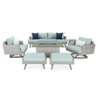 Set da Salotto da Esterno a Fuoco con Movimento in 7 Pezzi Portofino Casual Sunbrella