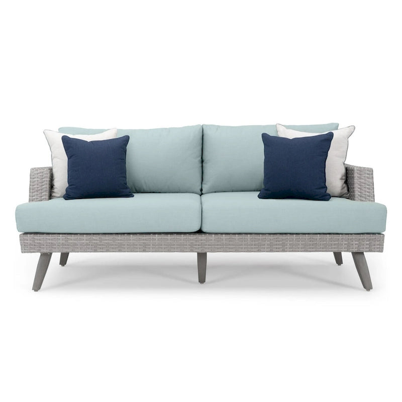 Set da Salotto da Esterno a Fuoco con Movimento in 7 Pezzi Portofino Casual Sunbrella