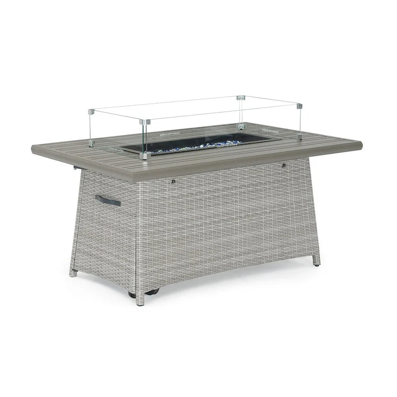 Set da Salotto da Esterno a Fuoco con Movimento in 7 Pezzi Portofino Casual Sunbrella
