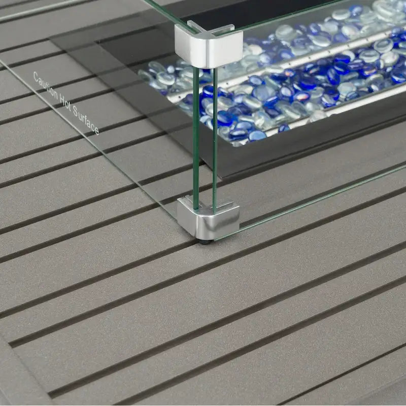 Set da Salotto da Esterno a Fuoco con Movimento in 7 Pezzi Portofino Casual Sunbrella