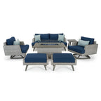 Set da Salotto da Esterno a Fuoco con Movimento in 7 Pezzi Portofino Casual Sunbrella