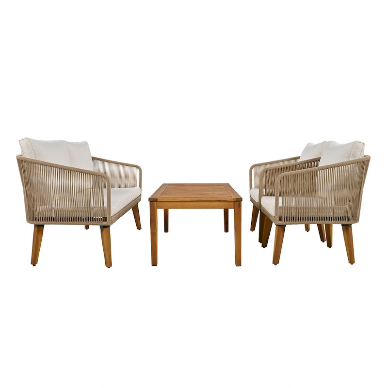 Set Conversazione da Patio 4 Pezzi ZZ