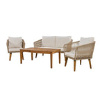 Set Conversazione da Patio 4 Pezzi ZZ