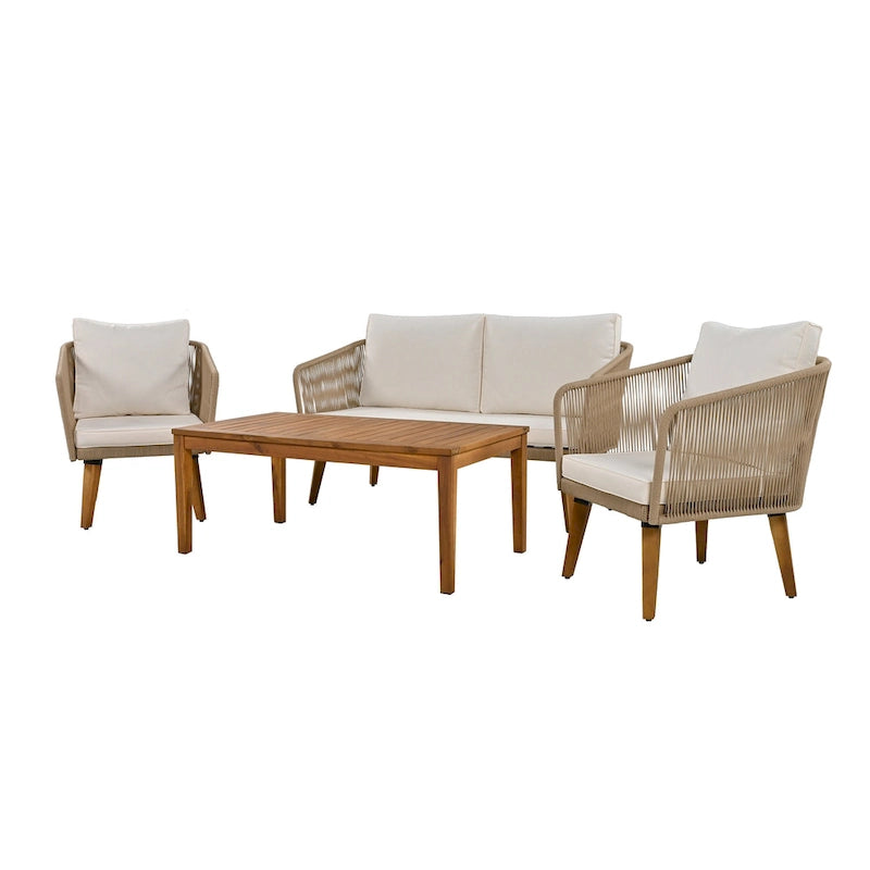 Set Conversazione da Patio 4 Pezzi ZZ